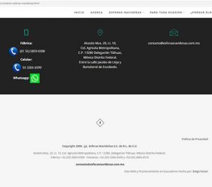 contacto fábrica esferas navideñas_
