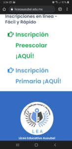 colegio bilingue liceo educativo ausubel primaria preescolar