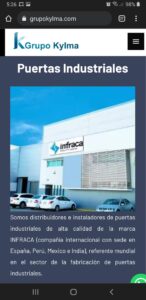 grupo kylma aire acondicionado puertas industriales